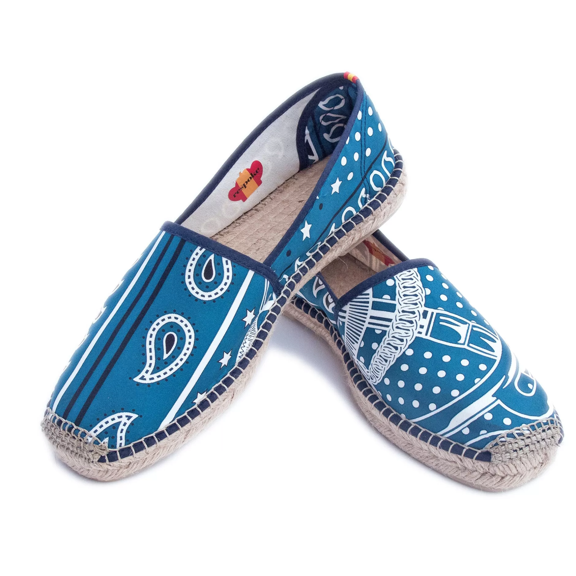 Respoke Footwear*Alana Teal Classic Espadrilles