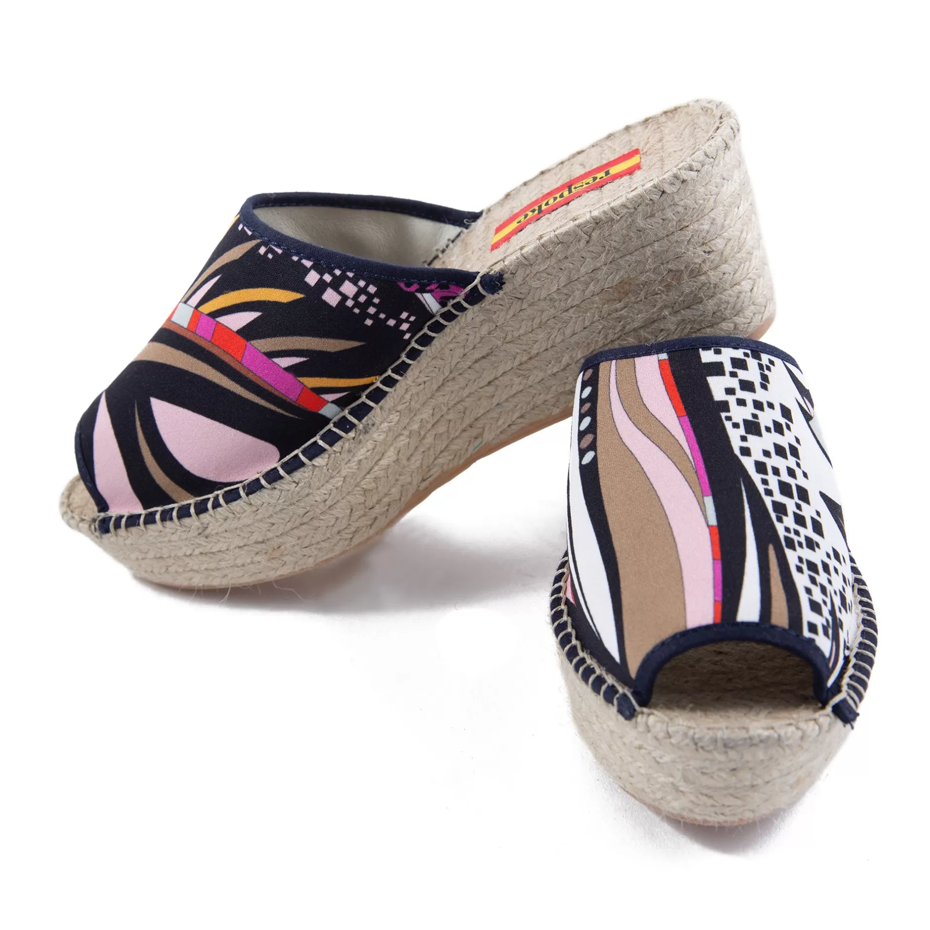 Respoke Footwear*Alexa Brown Modern Wedge Espadrilles