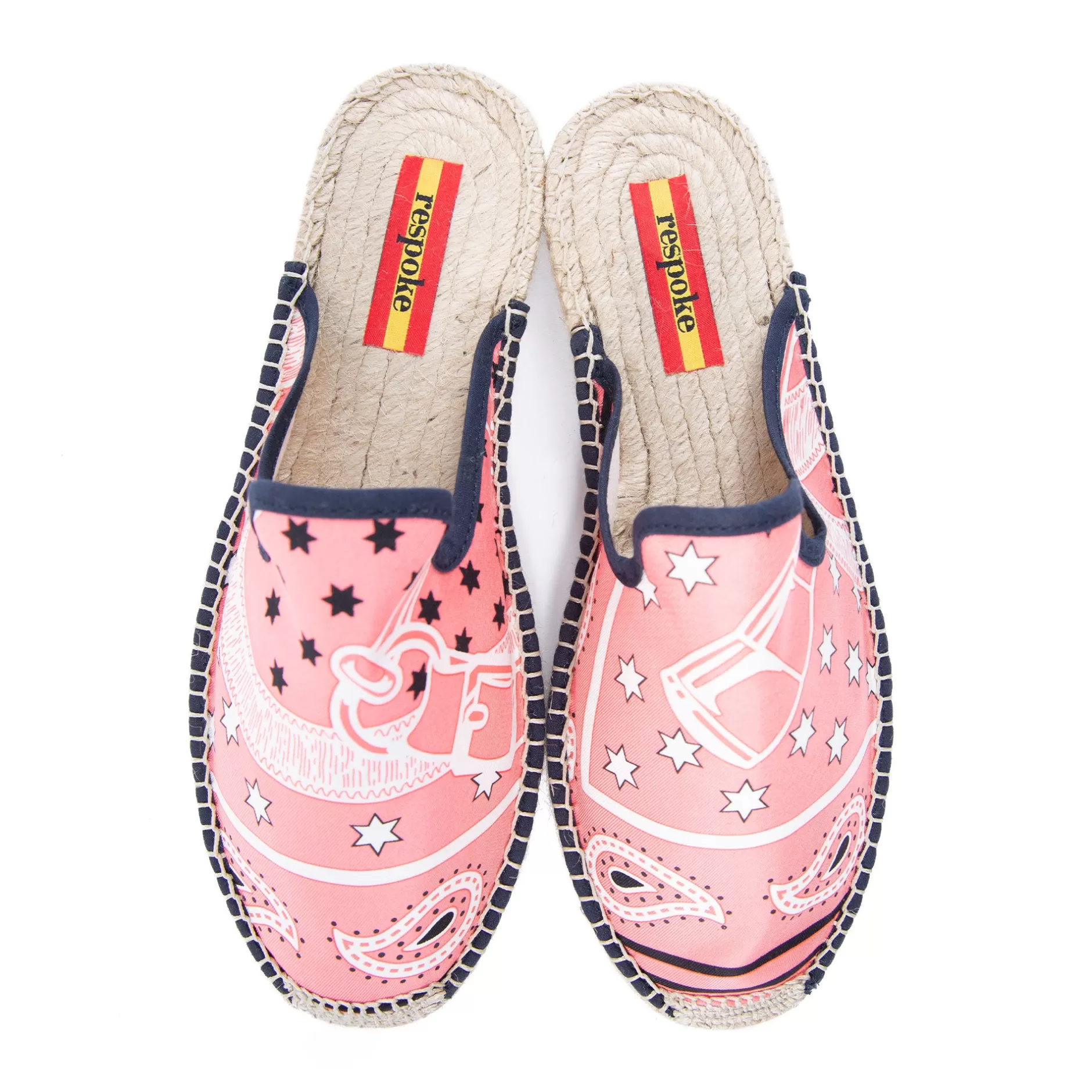 Respoke Footwear*Angela Pink Mule Espadrilles