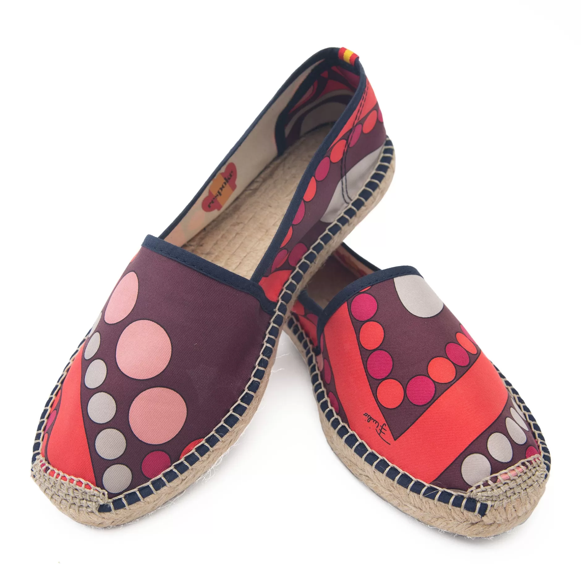 Respoke Footwear*Ariana Burgundy Classic Espadrilles