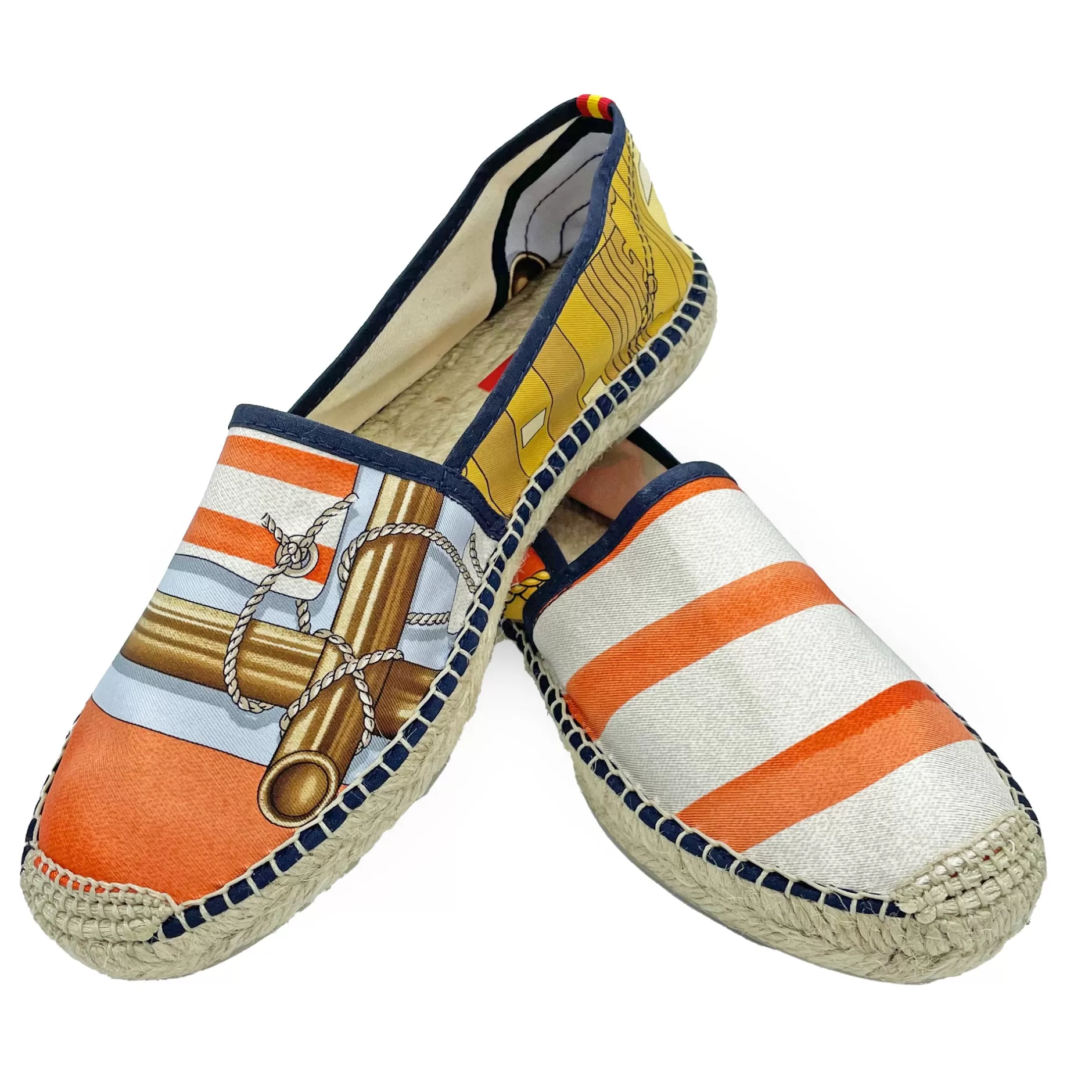 Respoke Footwear*Bandiera Prouet Orange Classic Espadrilles