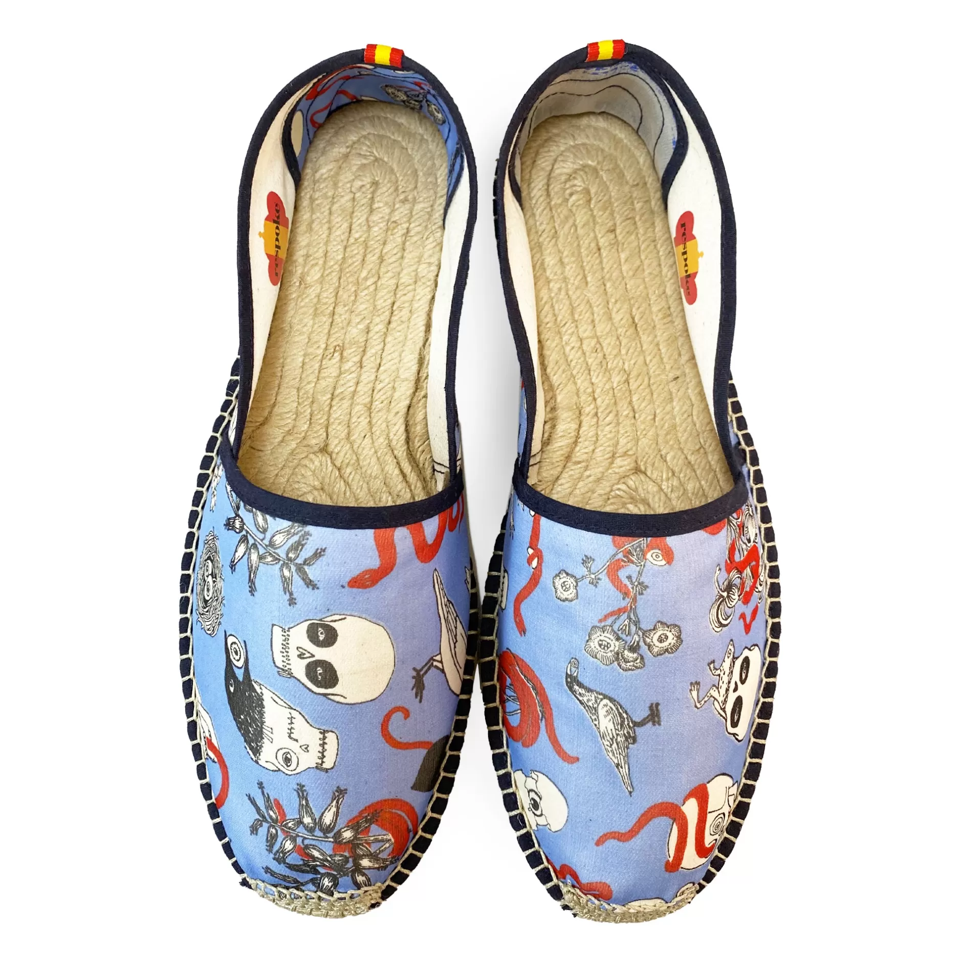 Respoke Footwear*Bertran Blue Classic Espadrilles