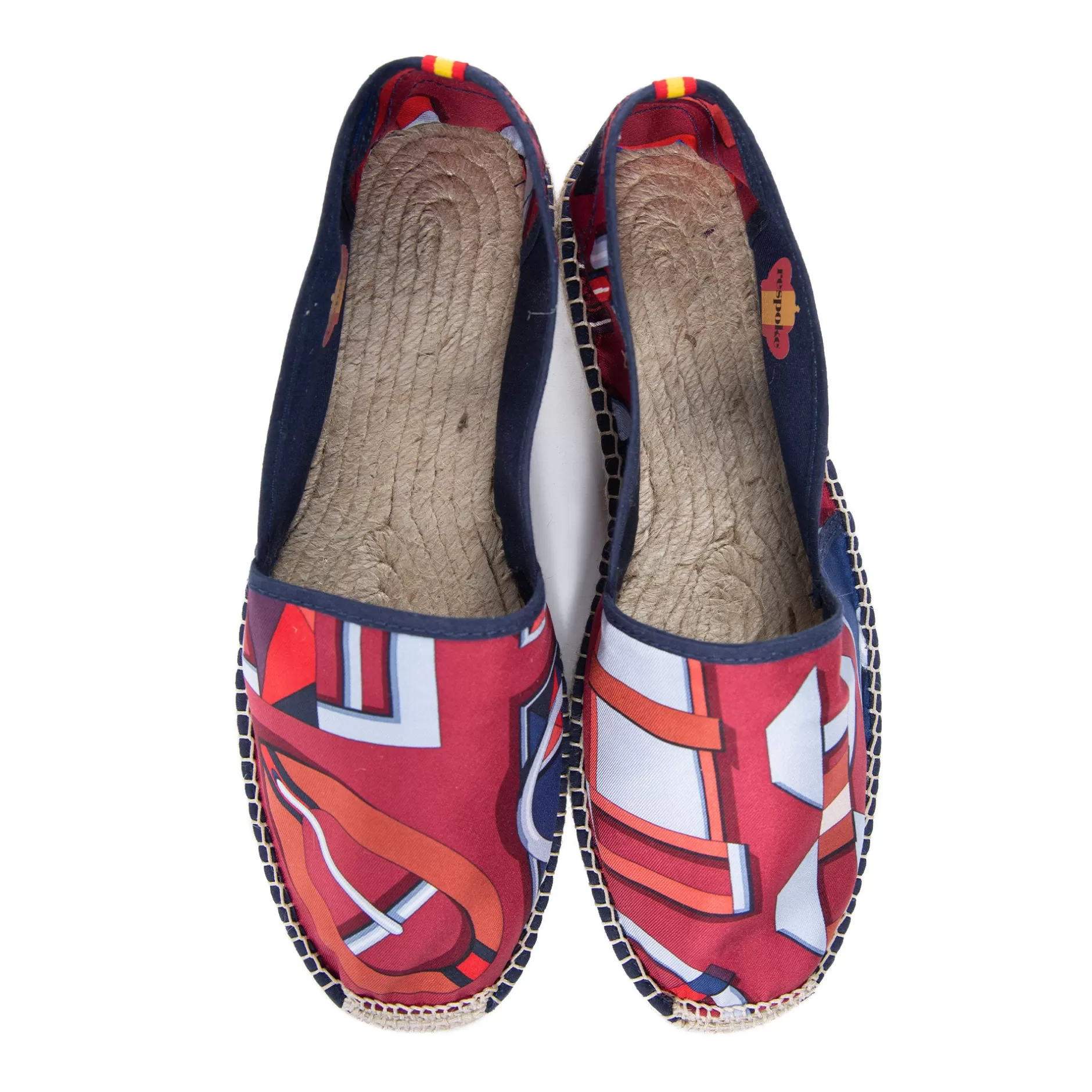 Respoke Footwear*Boucles Red Classic Espadrilles