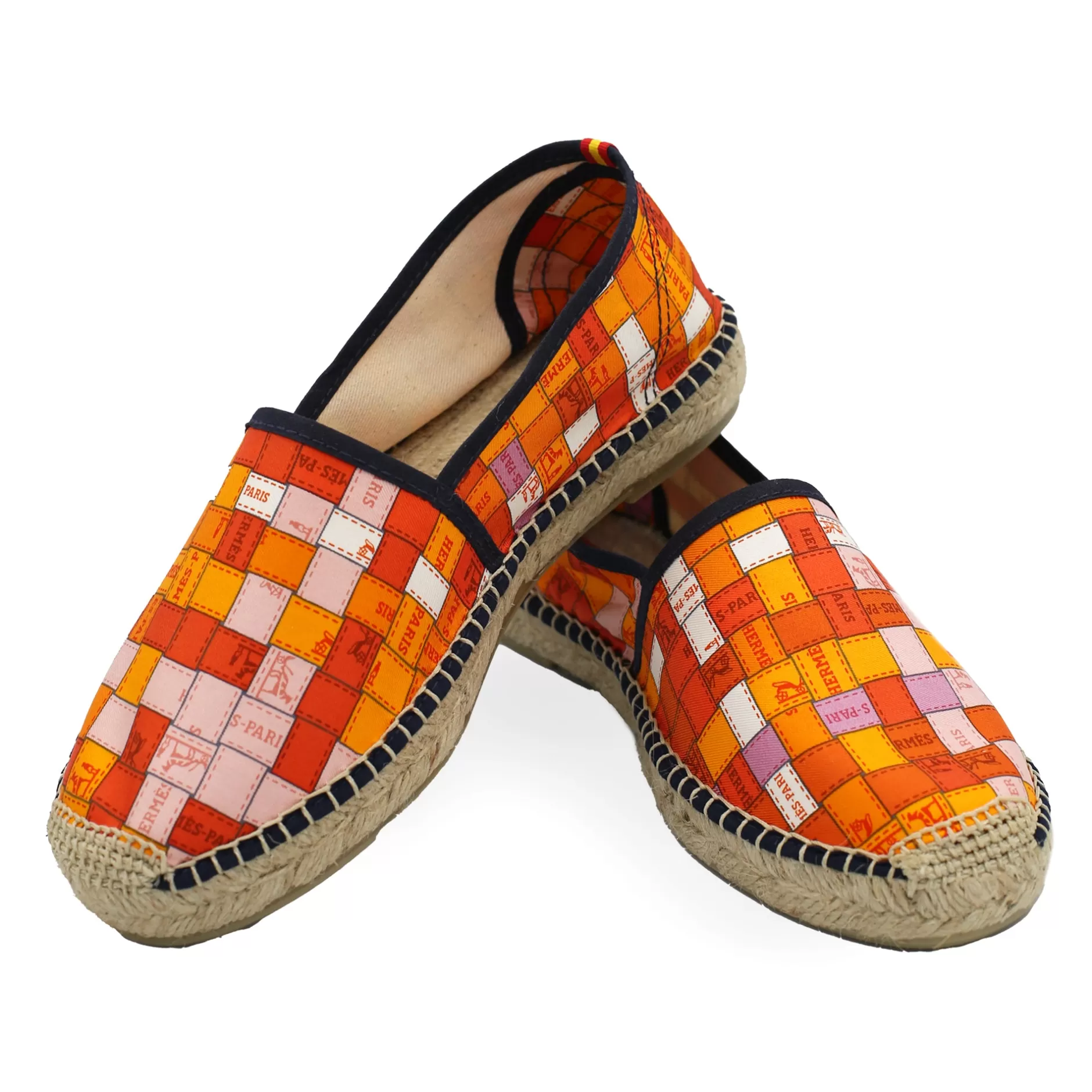 Respoke Footwear*Carre Orange/Lilac Classic Espadrilles