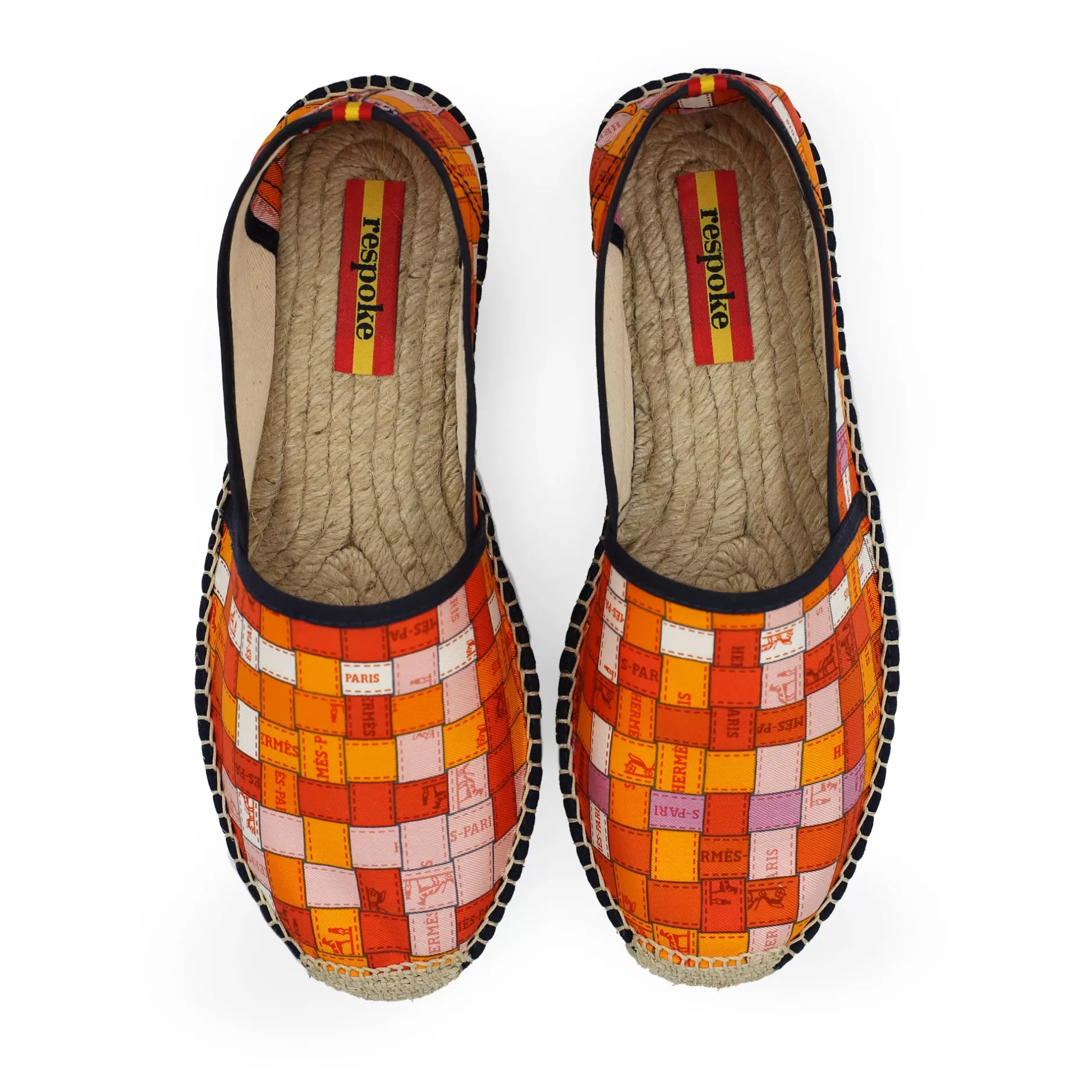 Respoke Footwear*Carre Orange/Lilac Classic Espadrilles