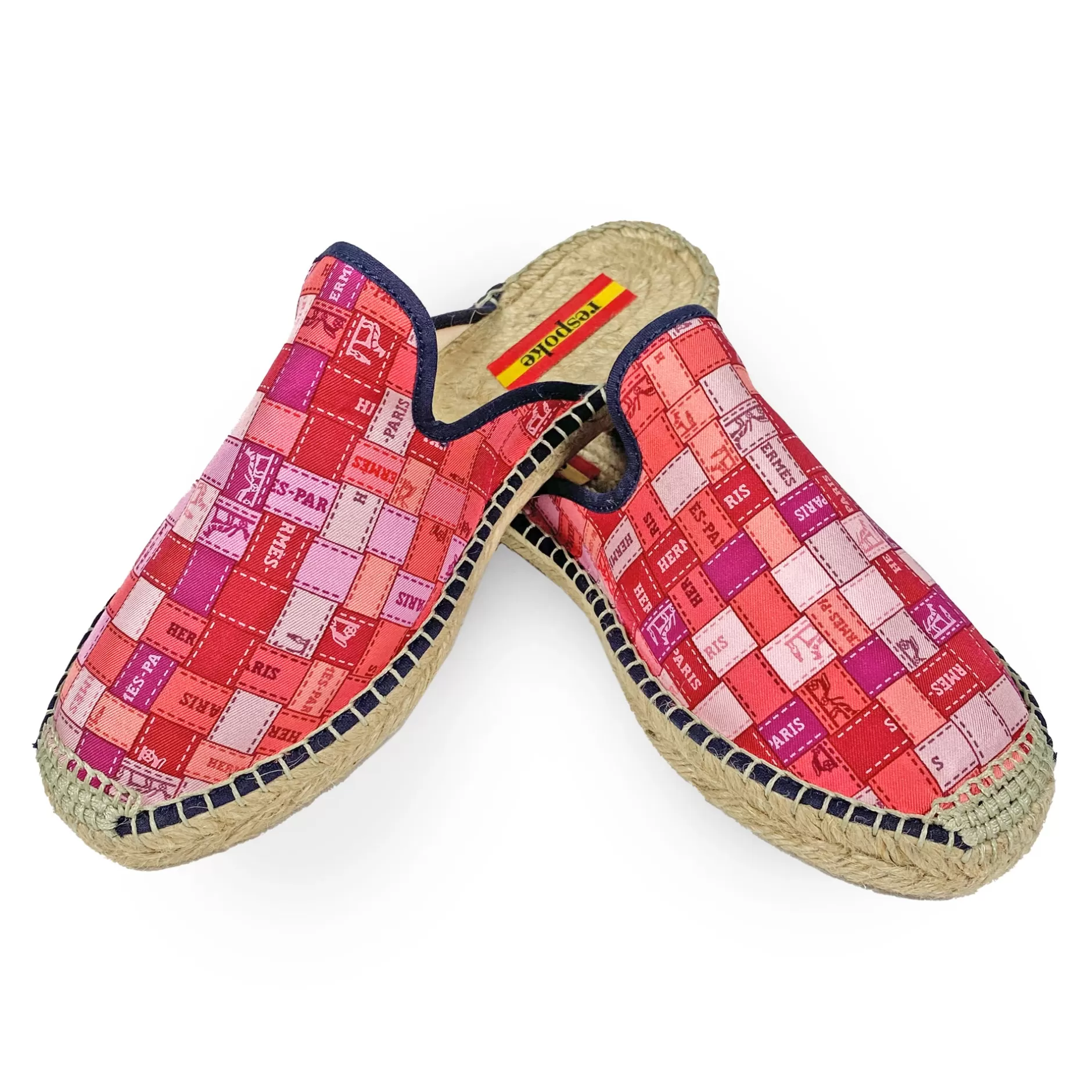 Respoke Footwear*Carre Pink Mule Espadrilles