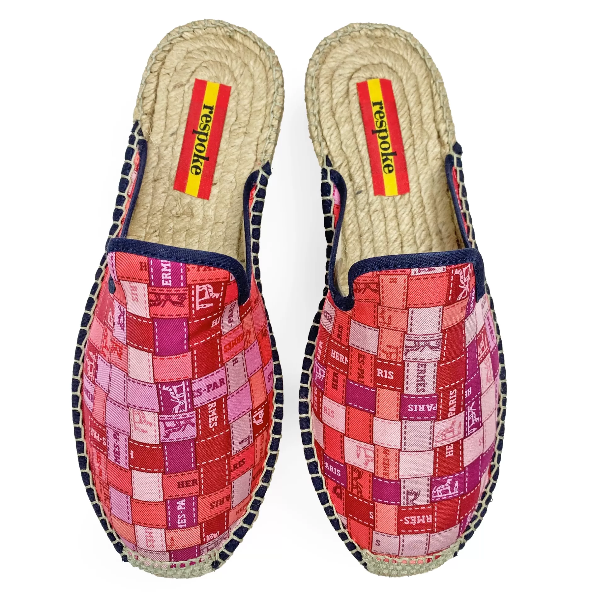 Respoke Footwear*Carre Pink Mule Espadrilles