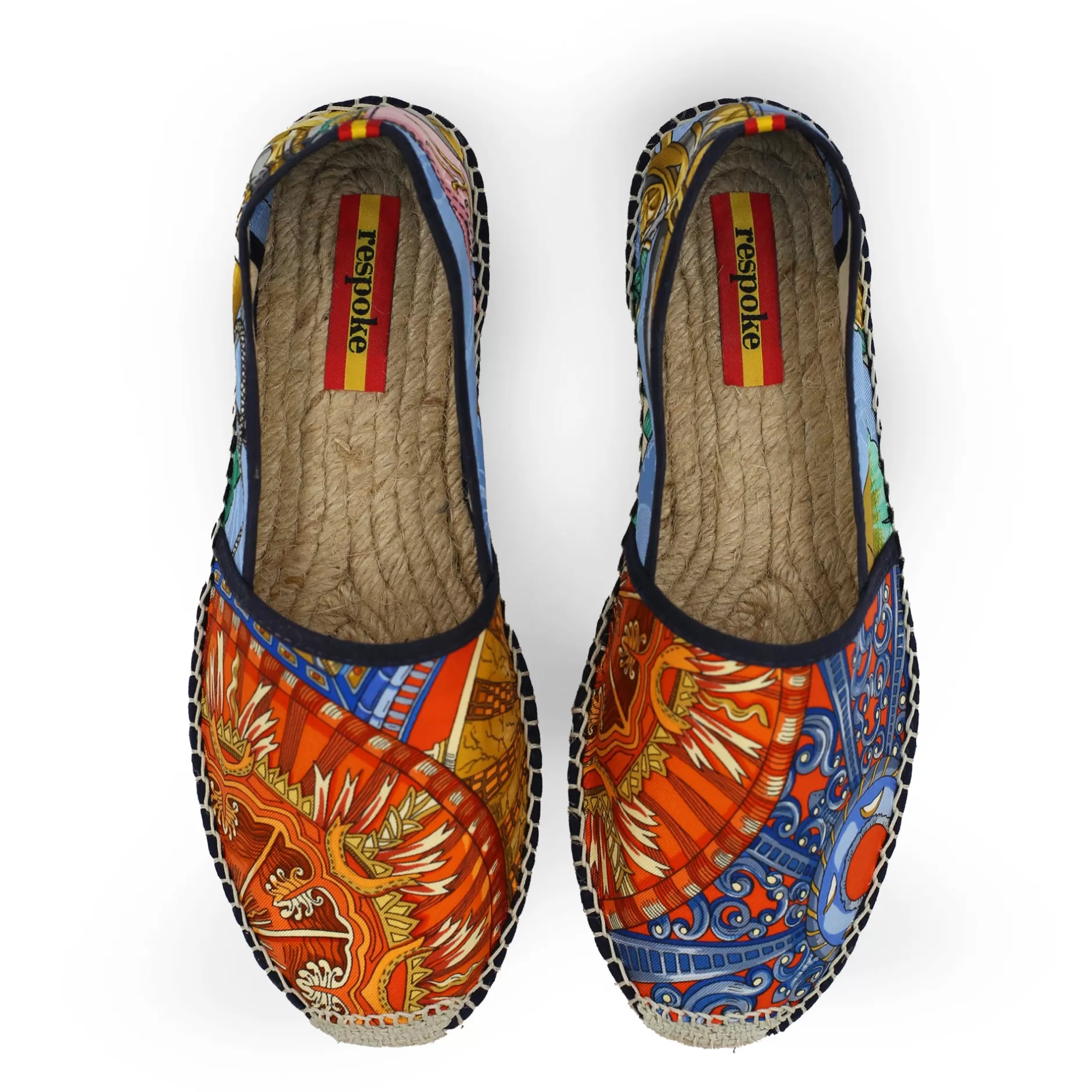 Respoke Footwear*Celestes Daimyo Blue Classic Espadrilles