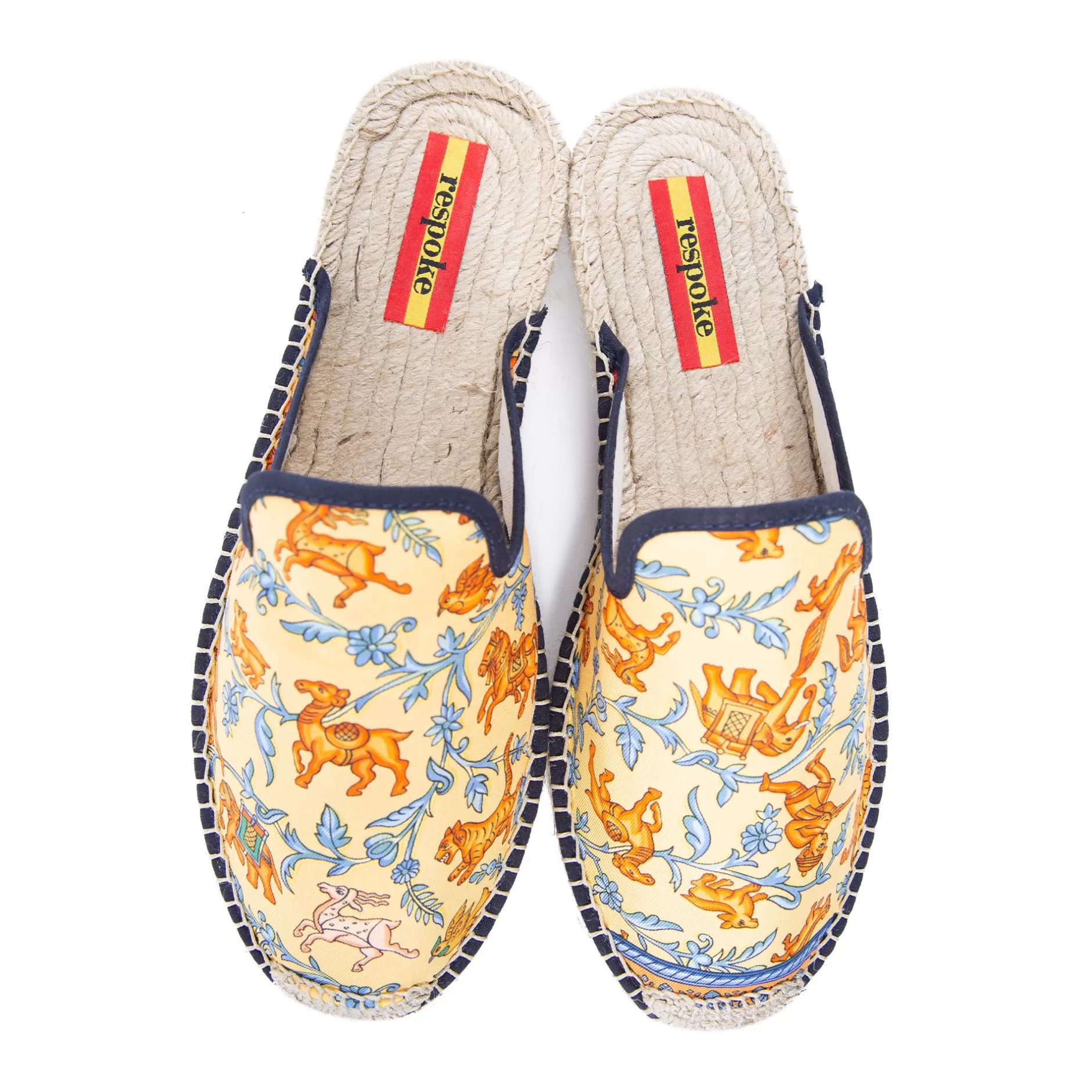 Respoke Footwear*Chasse Yellow Mule Espadrilles