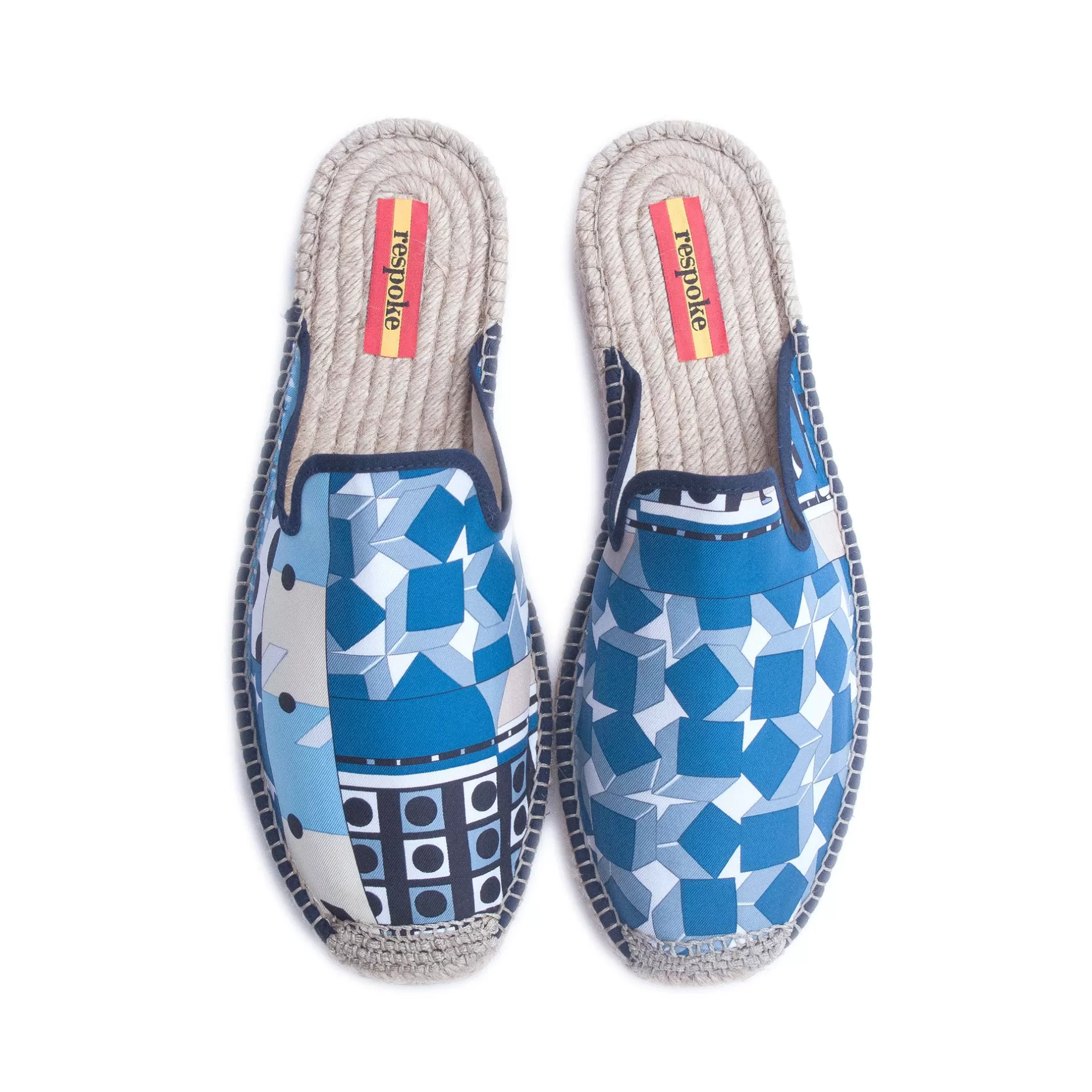 Respoke Footwear*Che Blue Mule Espadrilles