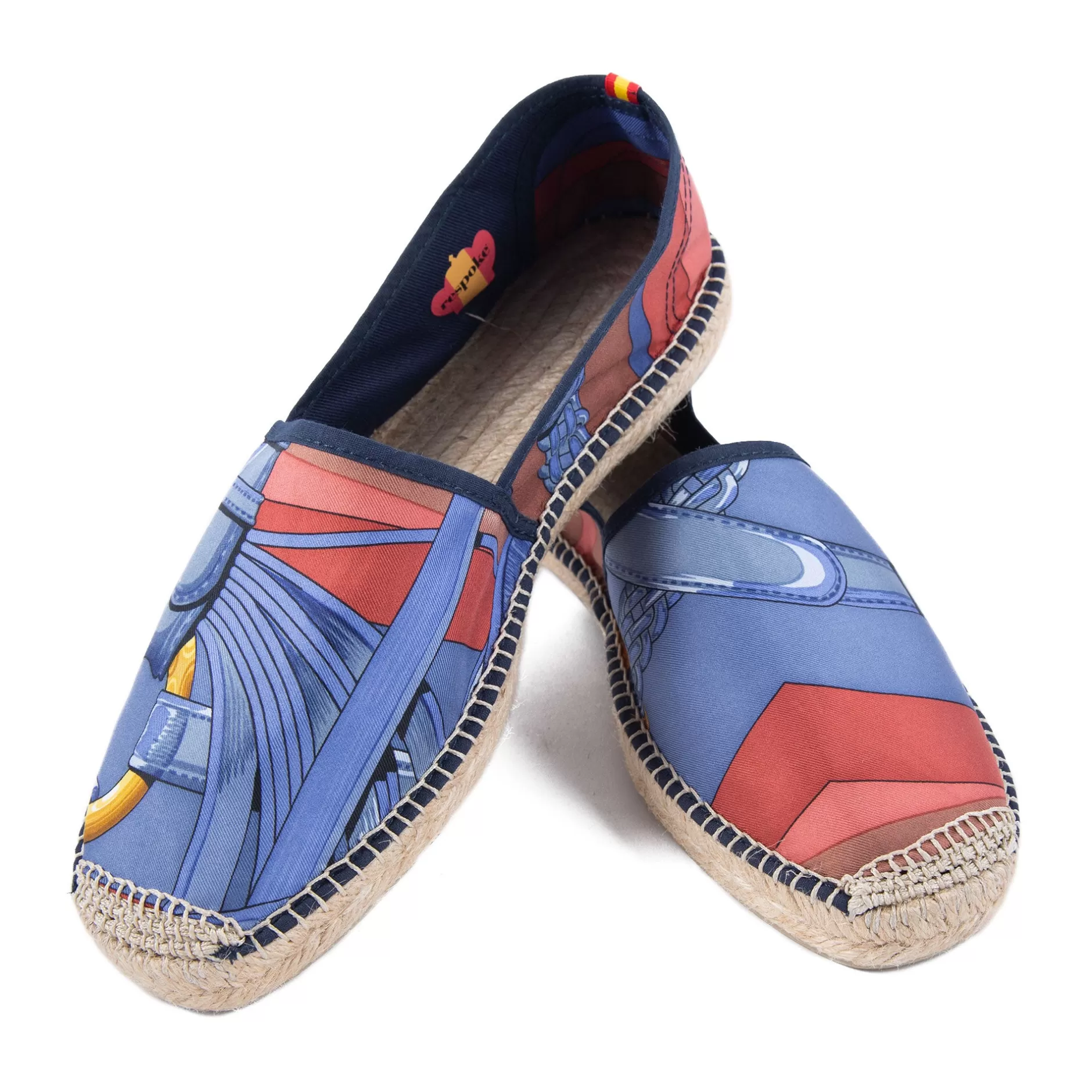 Respoke Footwear*Coach Blue/Brick Classic Espadrilles