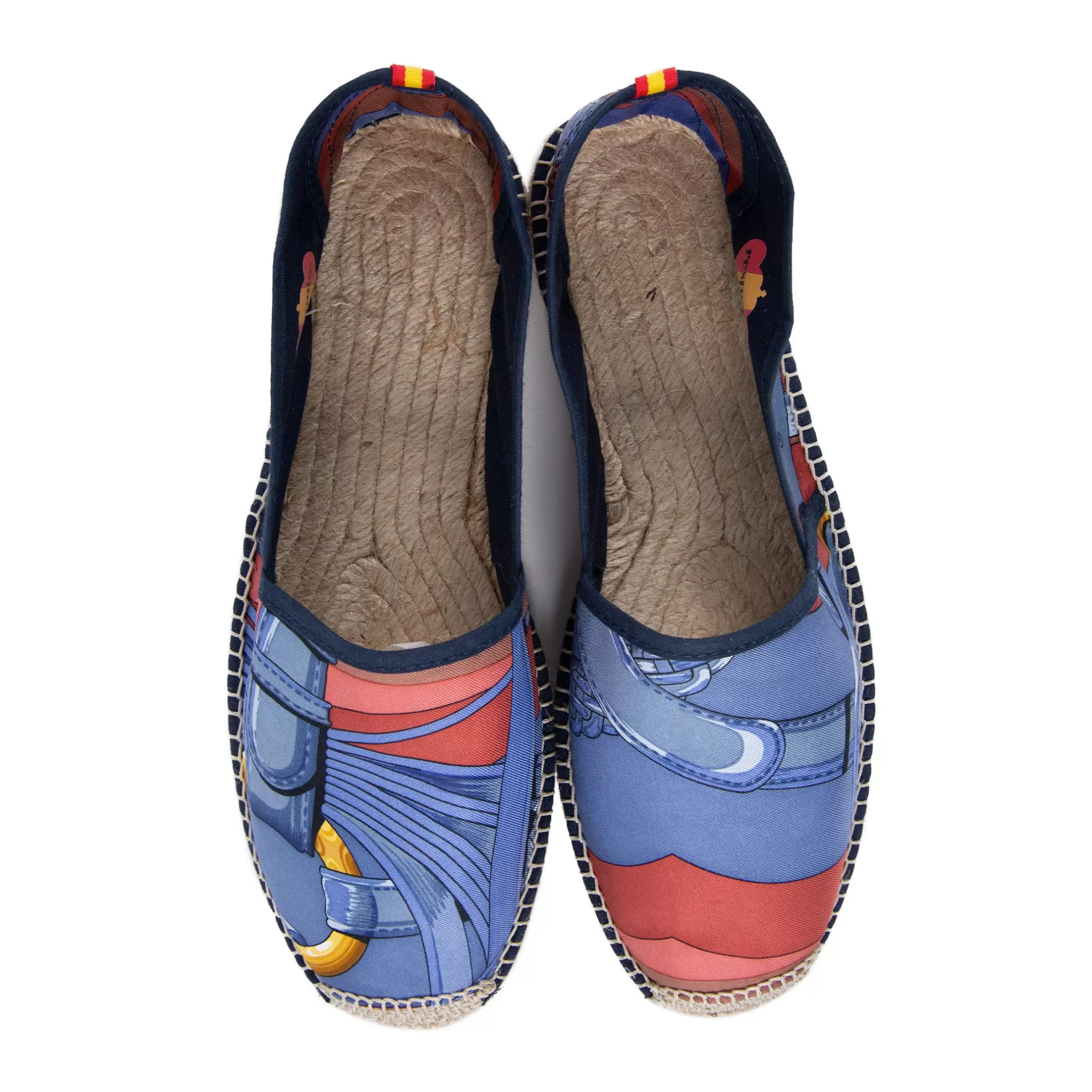 Respoke Footwear*Coach Blue/Brick Classic Espadrilles