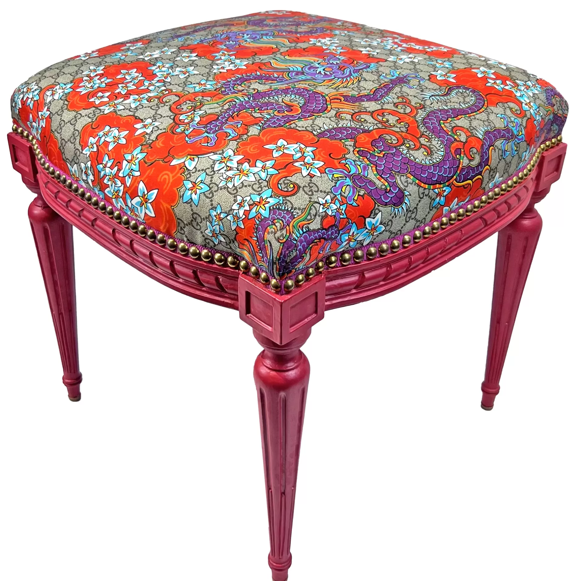 Respoke Furniture*Drago-d Vintage Ottoman