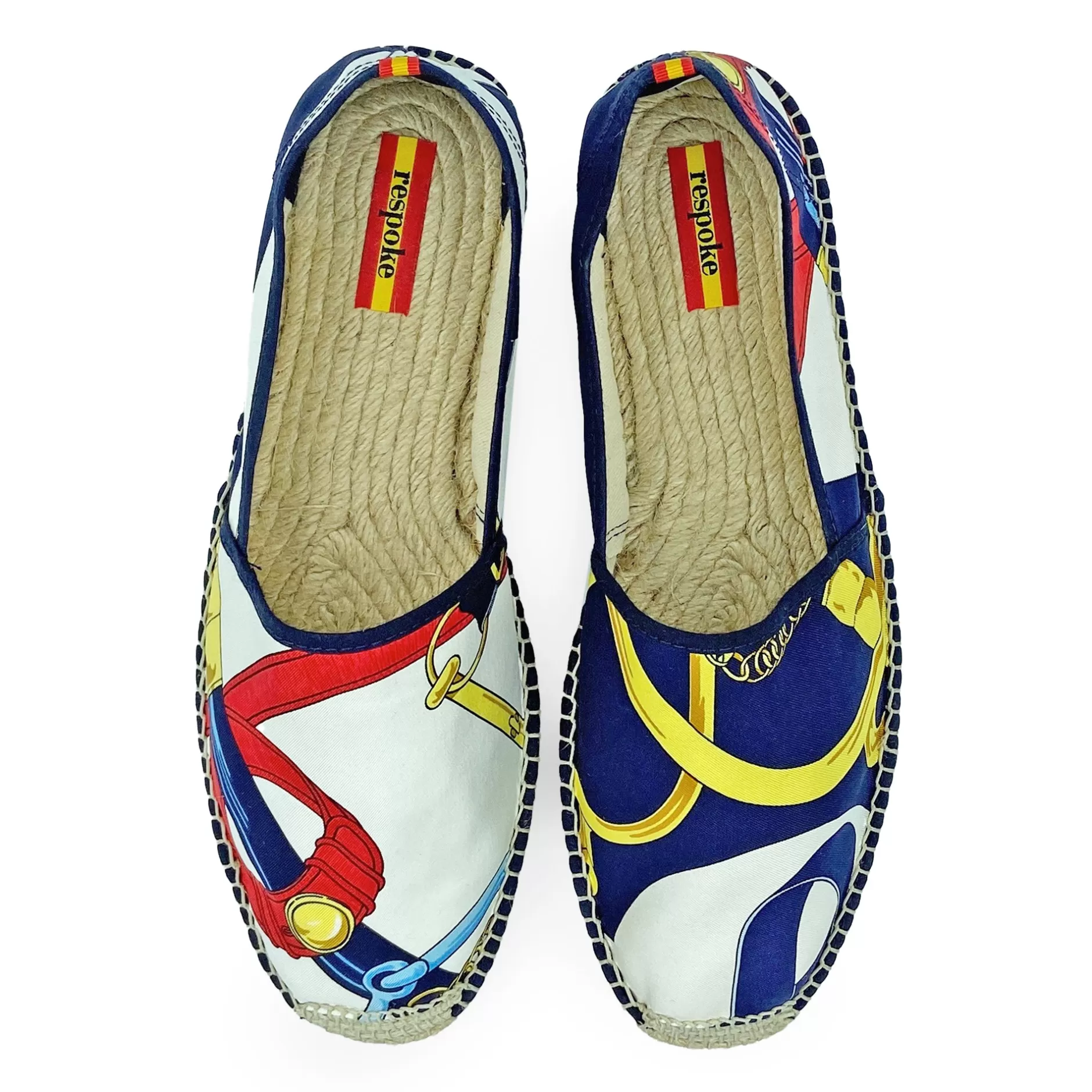 Respoke Footwear*Eperon Red/White/Blue Classic Espadrilles