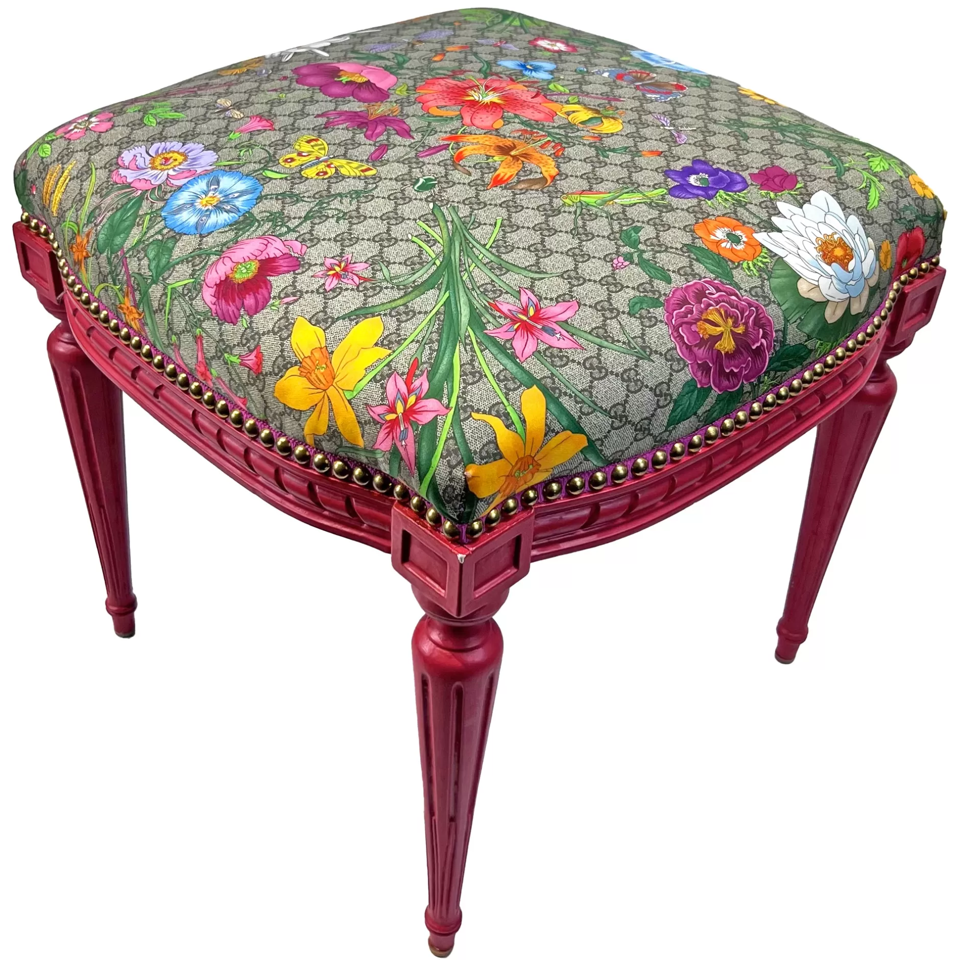 Respoke Furniture*Fiore-d Vintage Ottoman