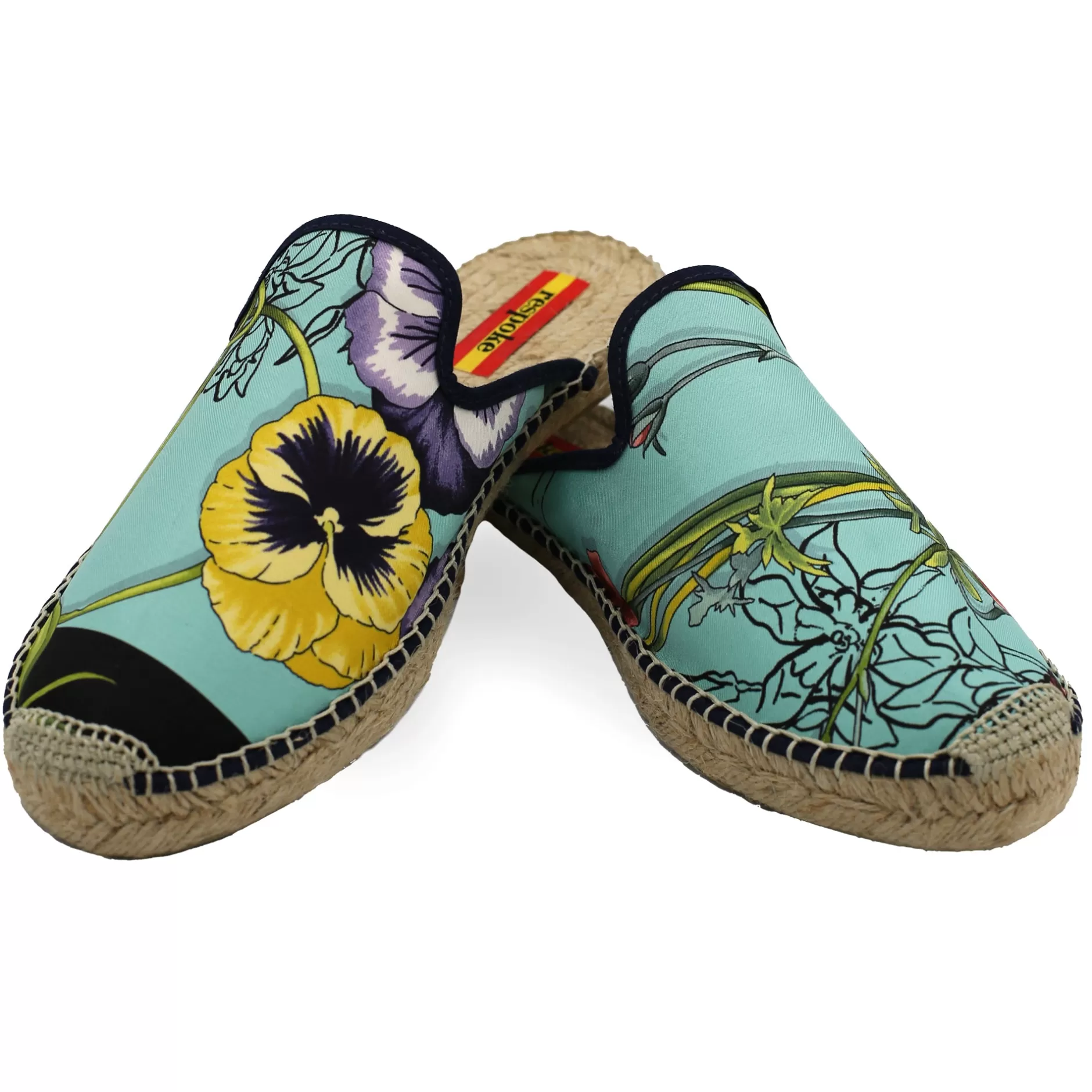 Respoke Footwear*Frida Turquoise Mule Espadrilles