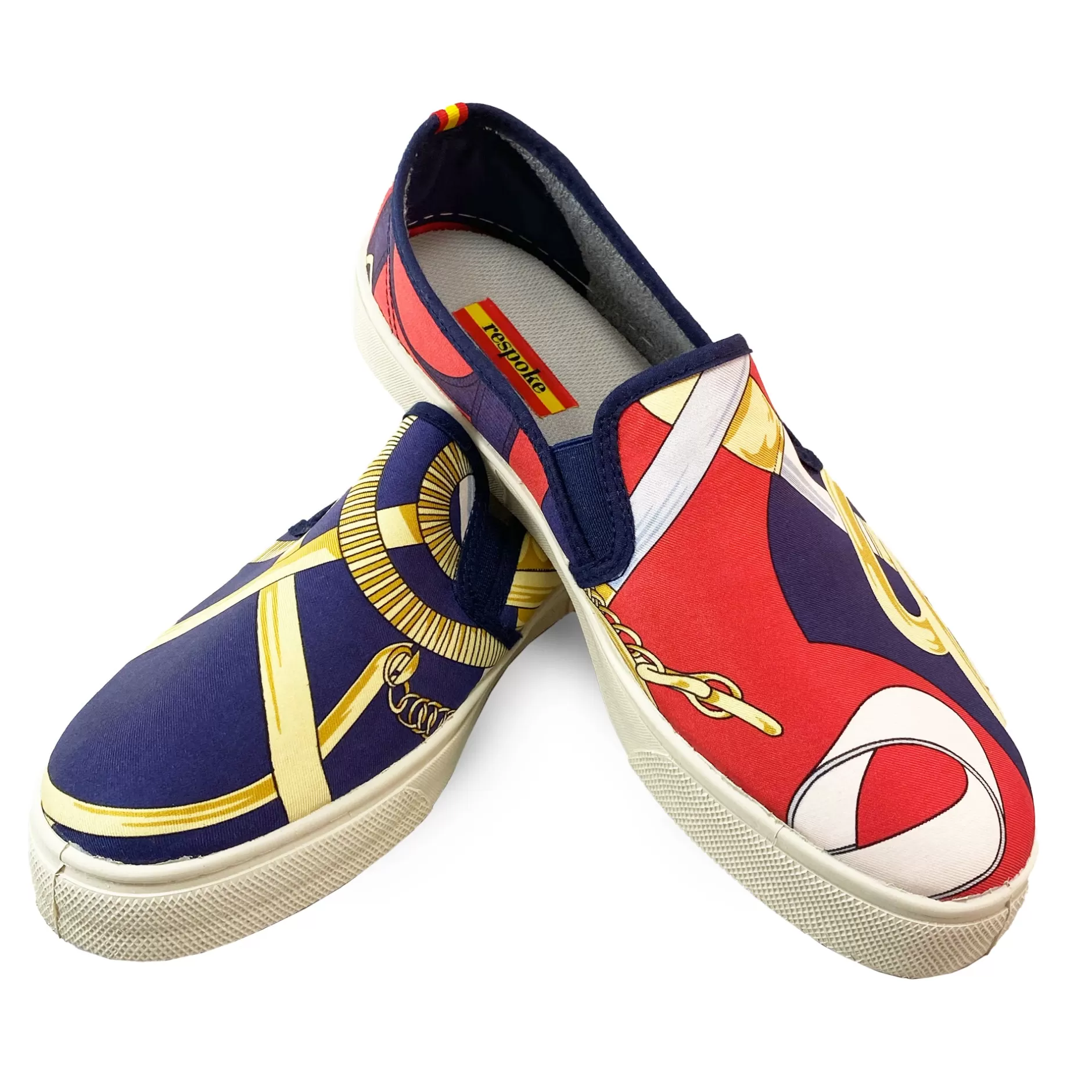 Respoke Footwear*Isandro Red/Navy Sneaker