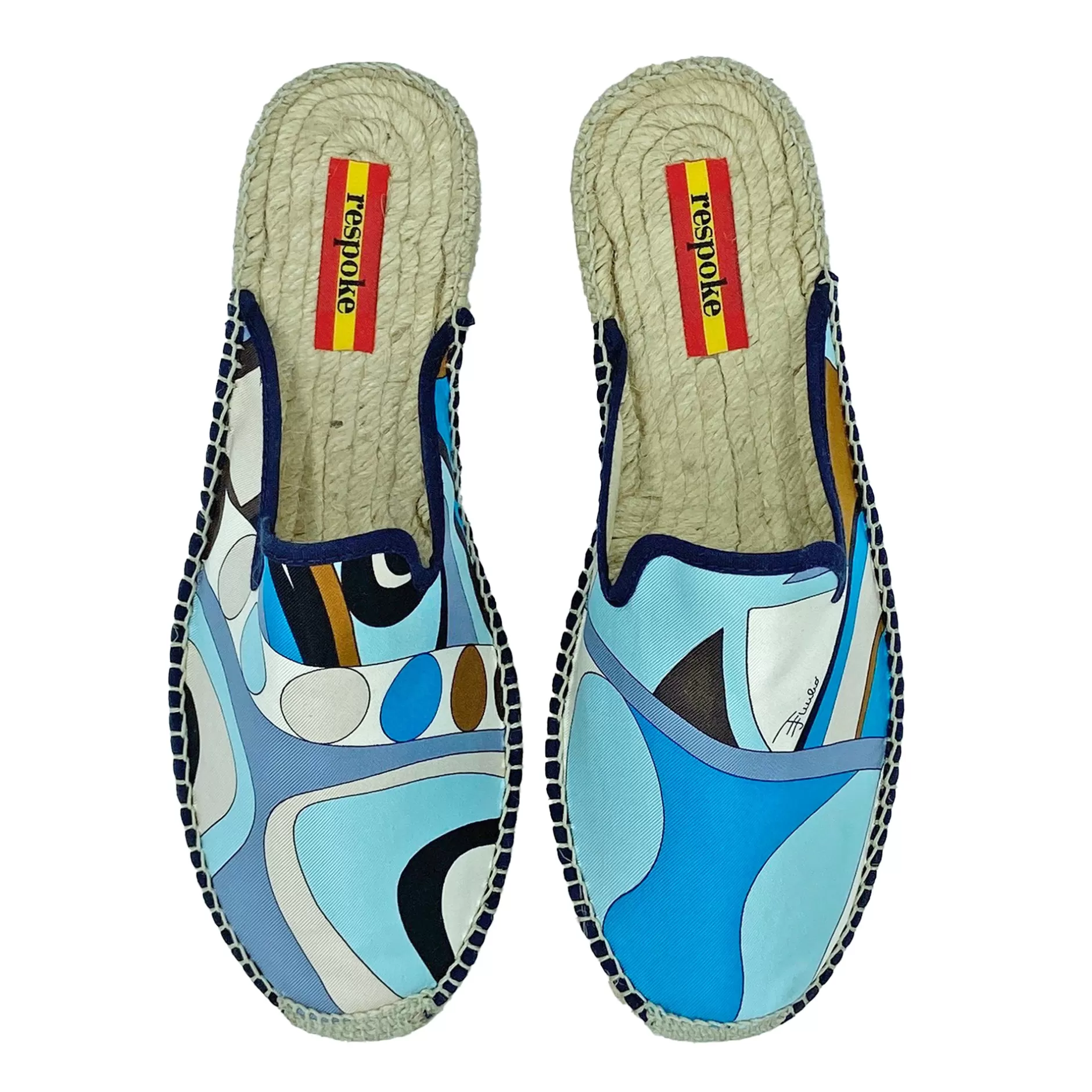 Respoke Footwear*Laudomia Turquoise Mule Espadrilles