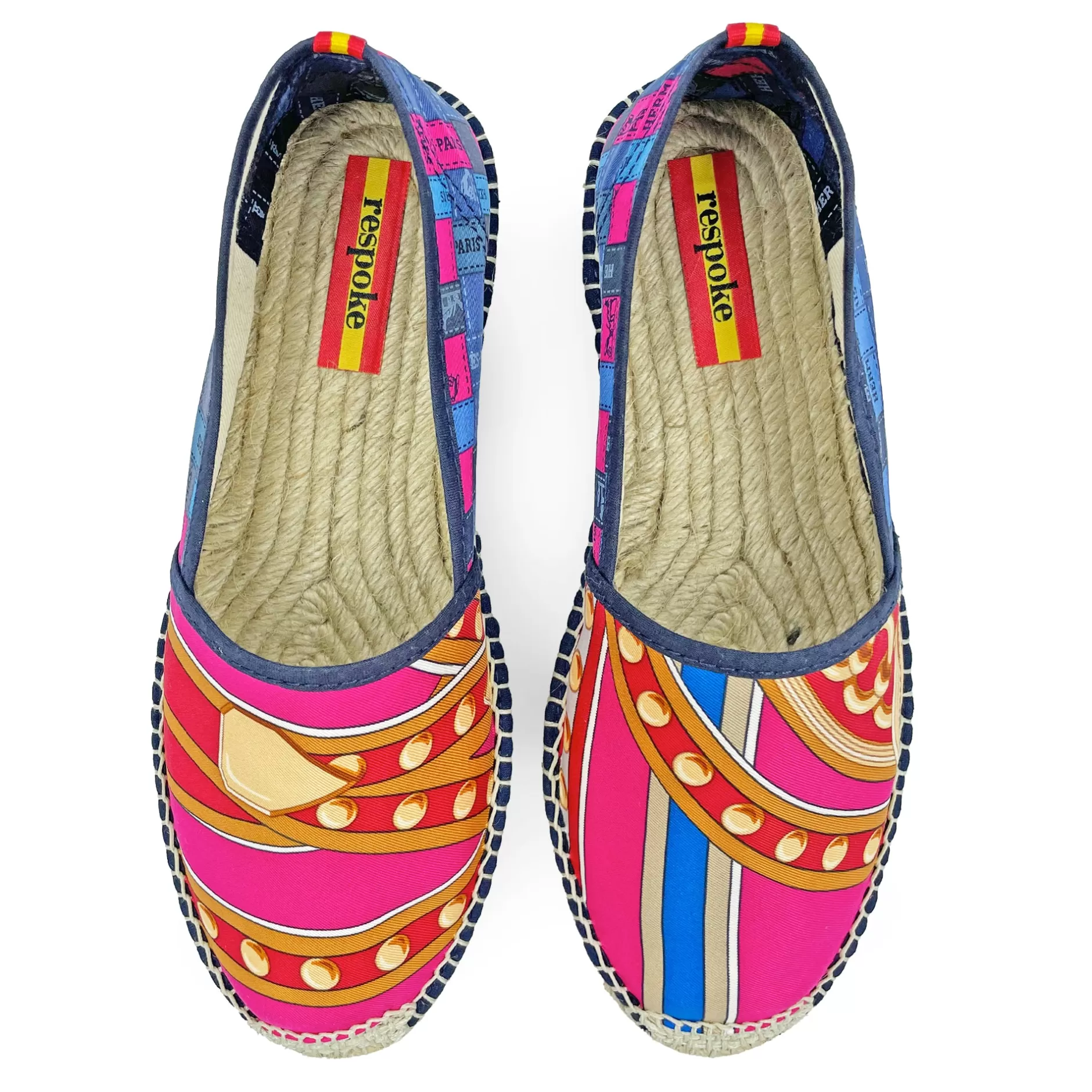 Respoke Footwear*Lulu Carre Blue Classic Espadrilles