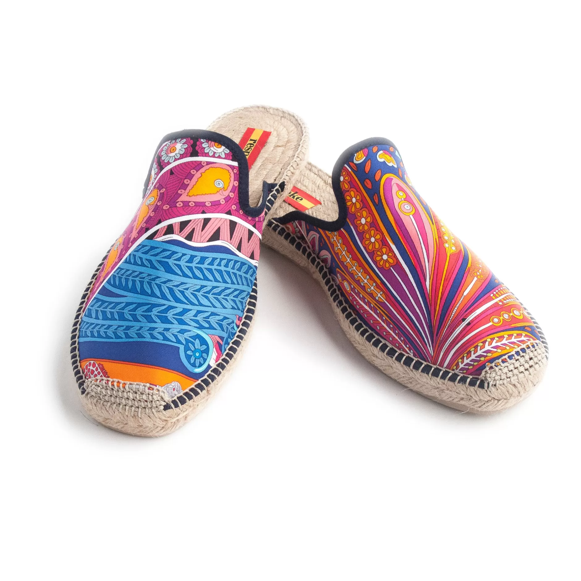 Respoke Footwear*Maharani Orange Mule Espadrilles