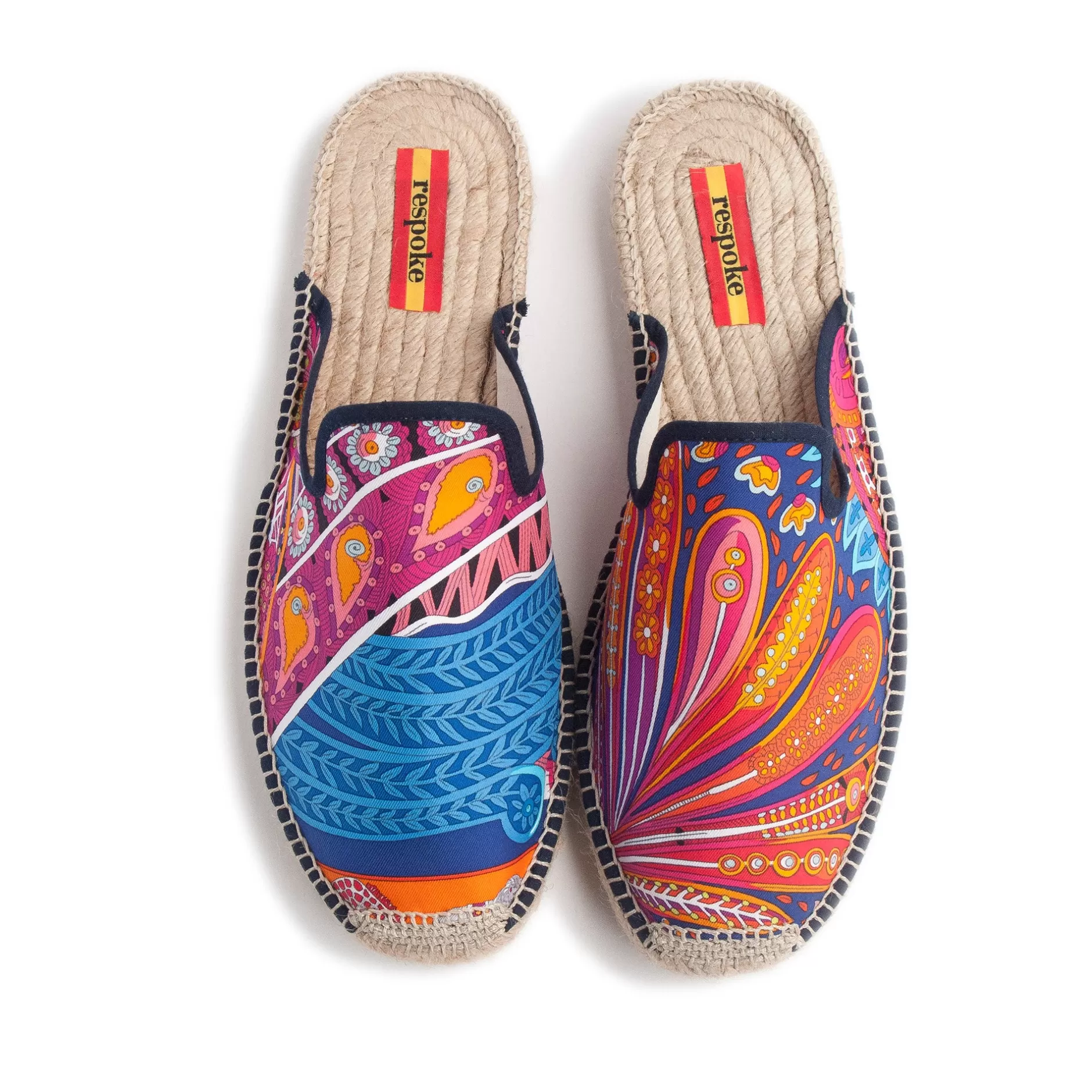 Respoke Footwear*Maharani Orange Mule Espadrilles