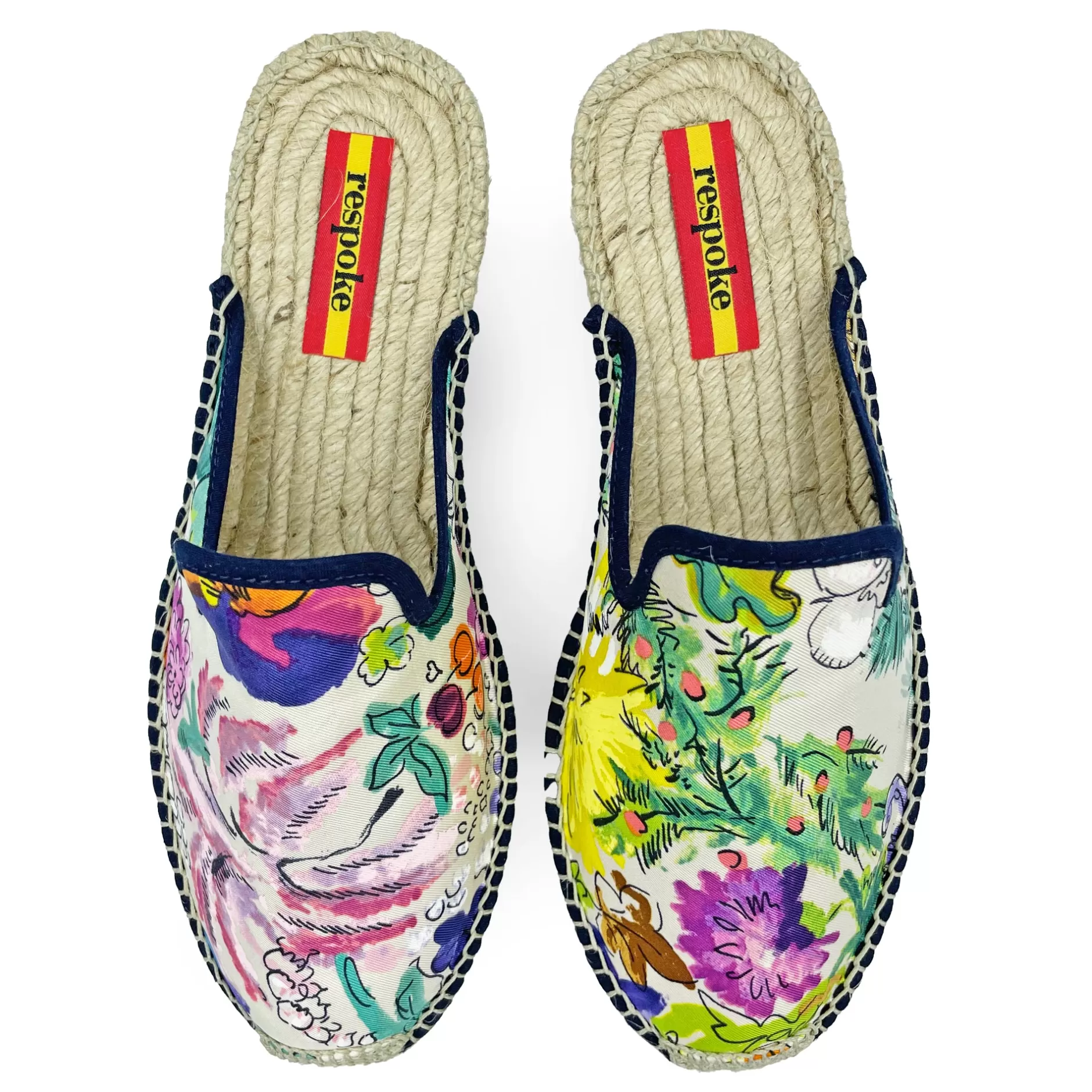 Respoke Footwear*Mese White Mule Espadrilles