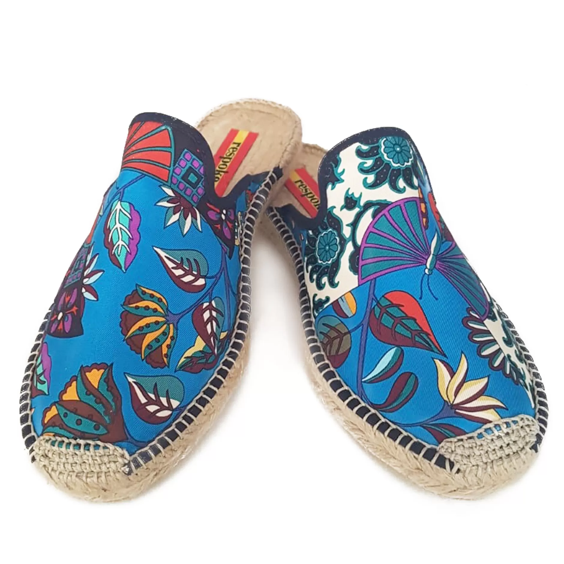 Respoke Footwear*Papillon Turquoise Mule Espadrilles