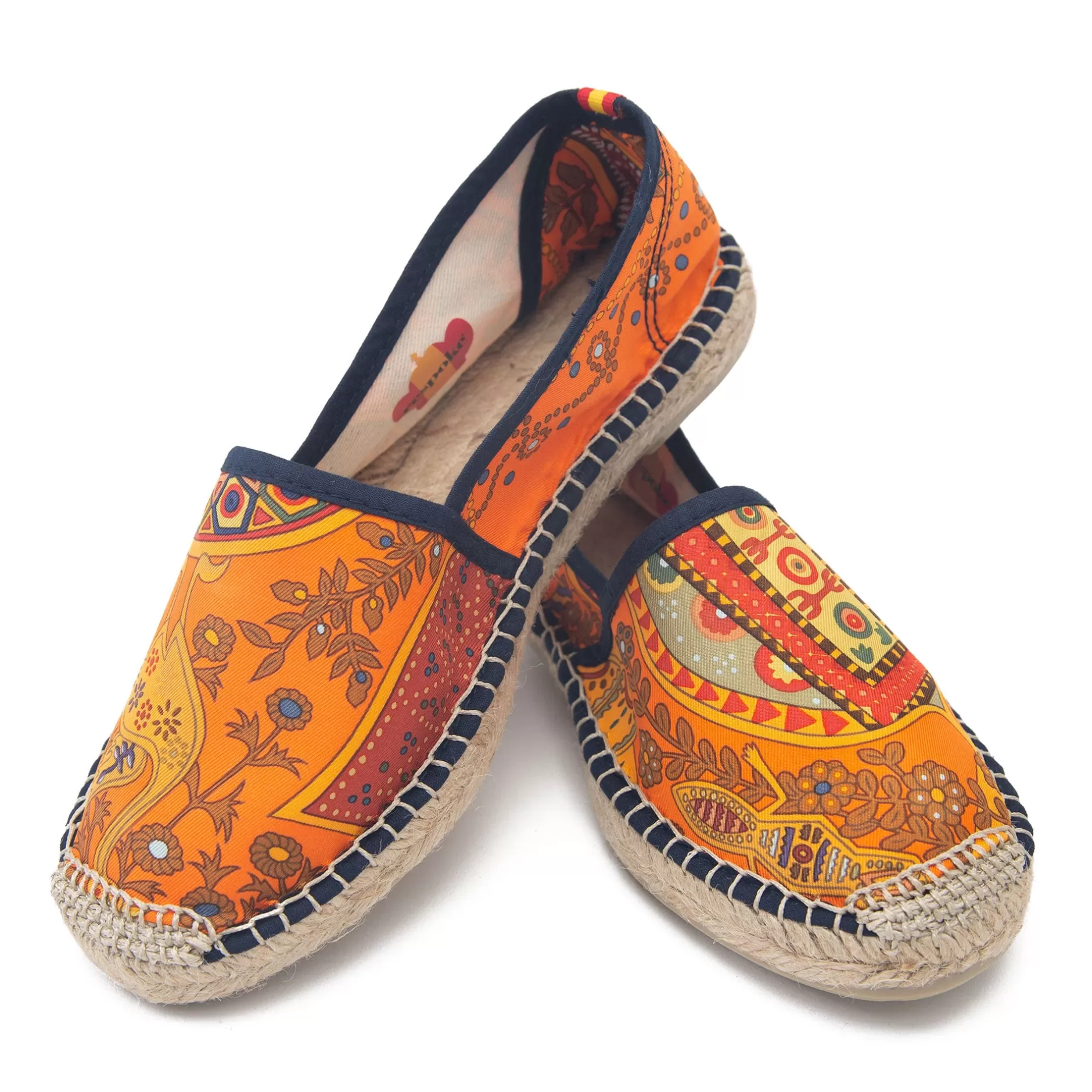 Respoke Footwear*Rafaela Orange Classic Espadrilles