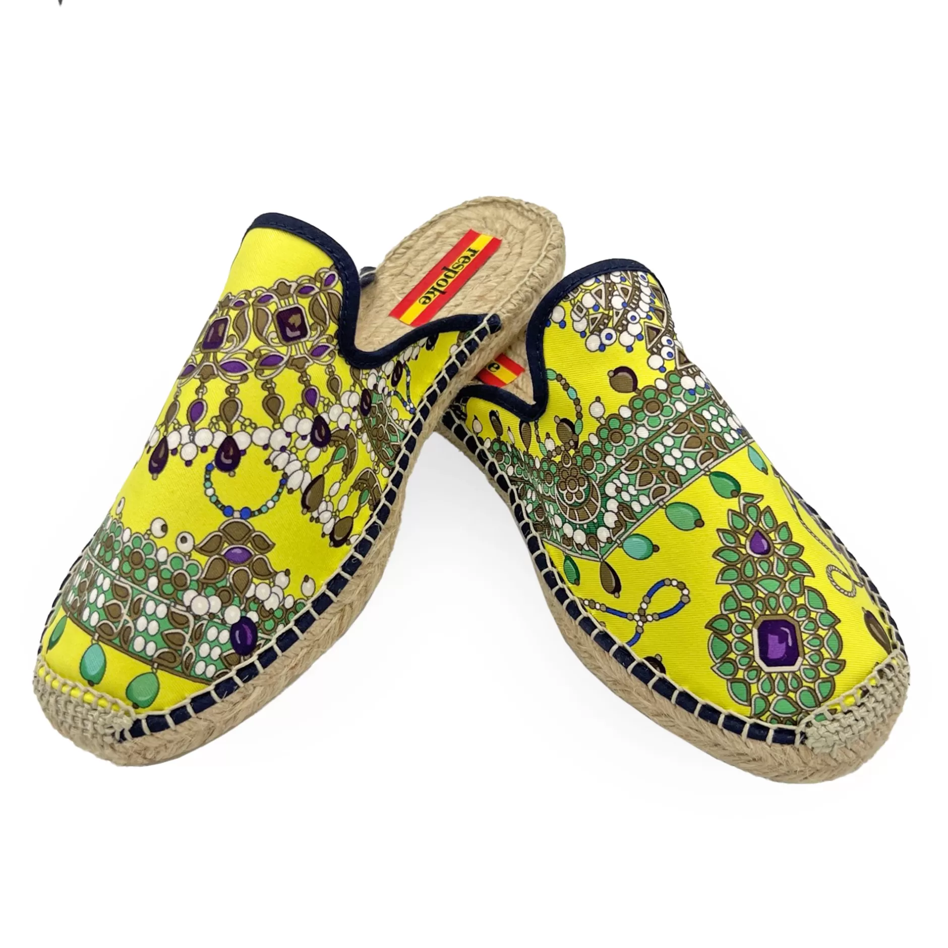 Respoke Footwear*Raja Yellow Mule Espadrilles