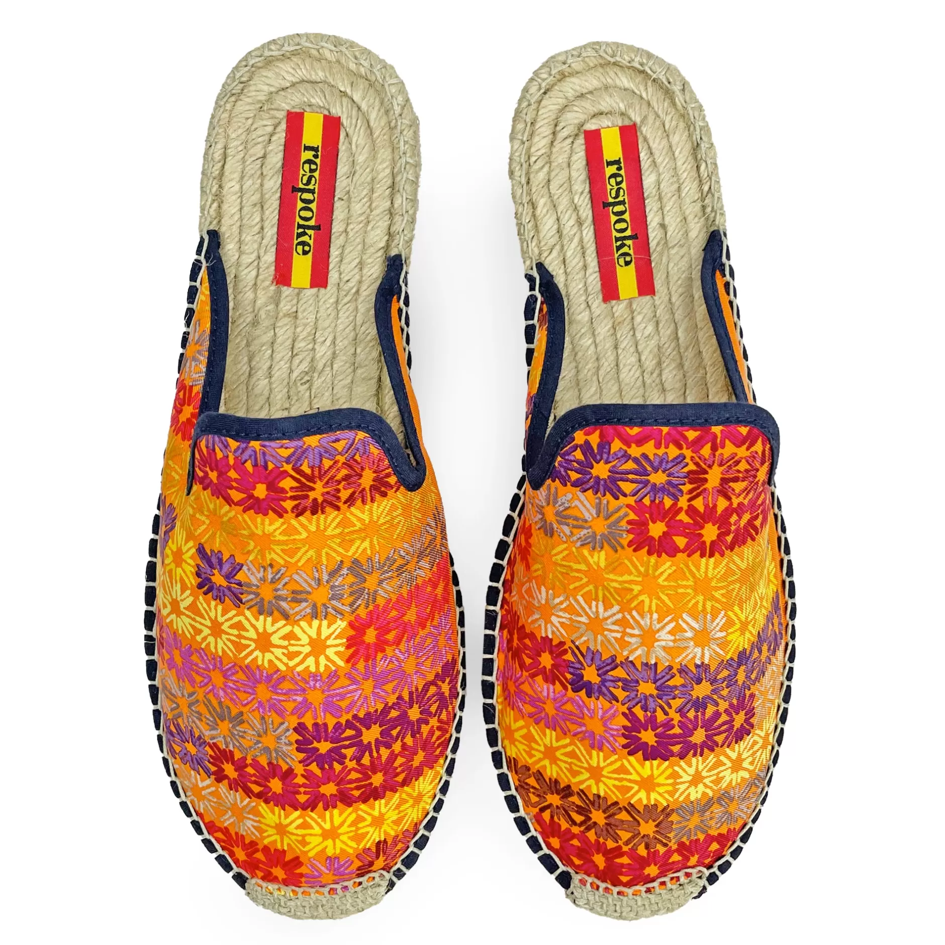 Respoke Footwear*Rhythm Orange Mule Espadrilles