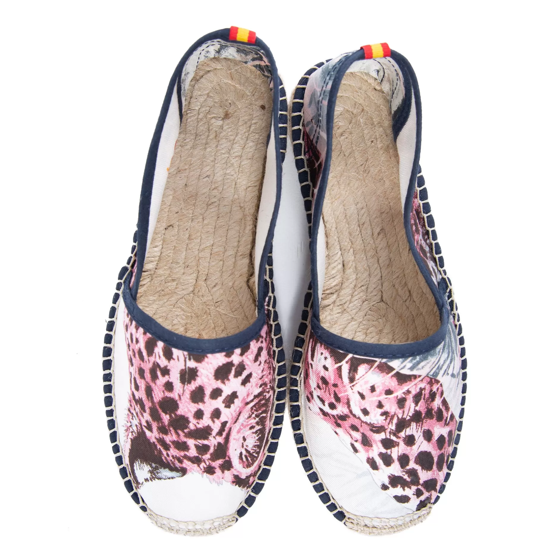 Respoke Footwear*Sara Pink/Leopard Espadrilles