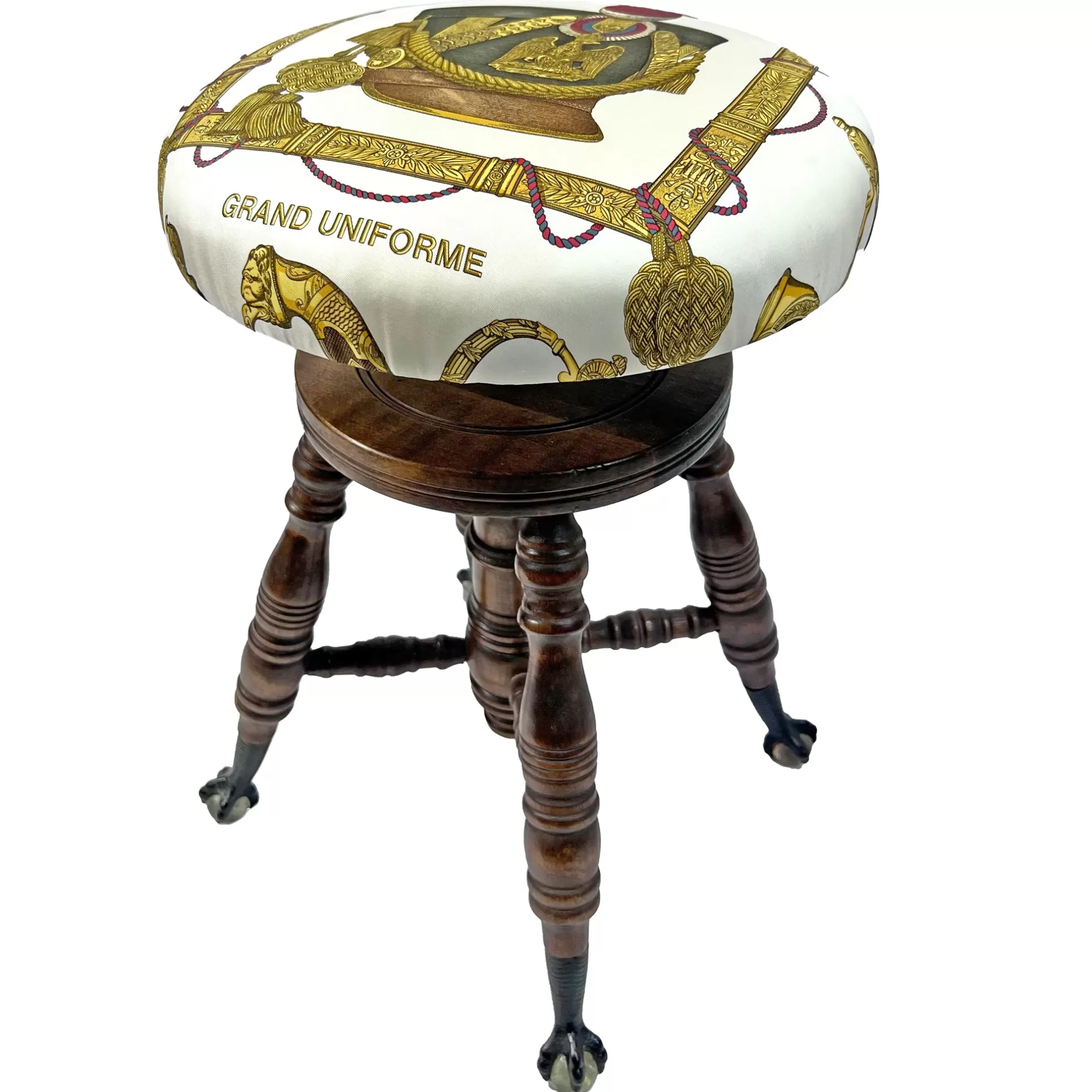 Respoke Furniture*Uniforme-d Vintage Piano Stool